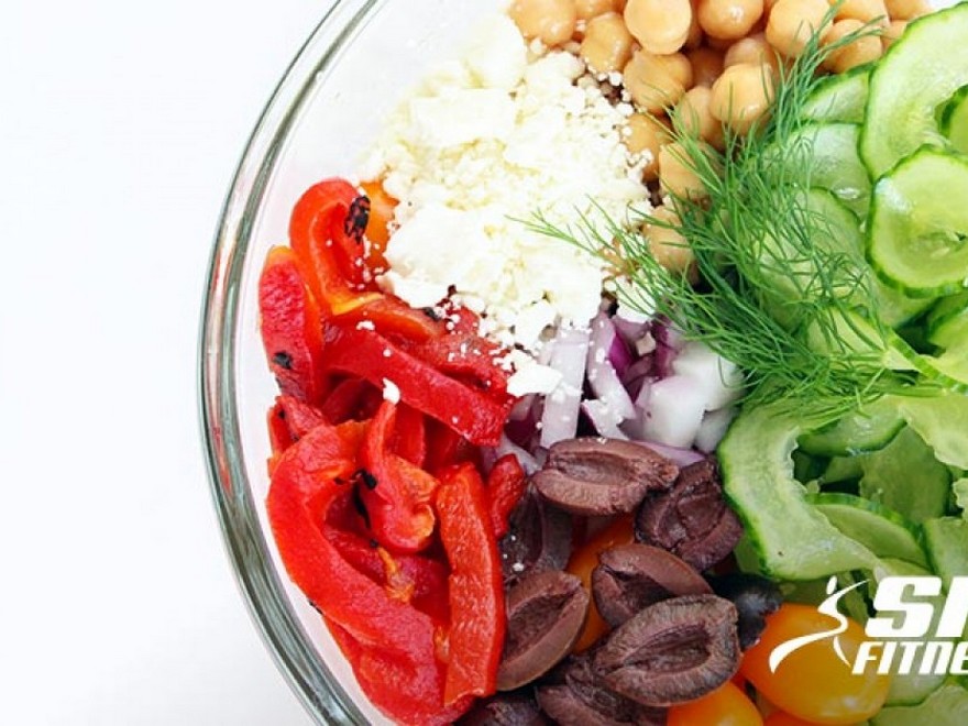  Spiralized Greek Cucumber Salad