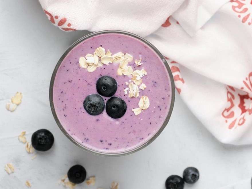  Blueberry Oat Smoothie