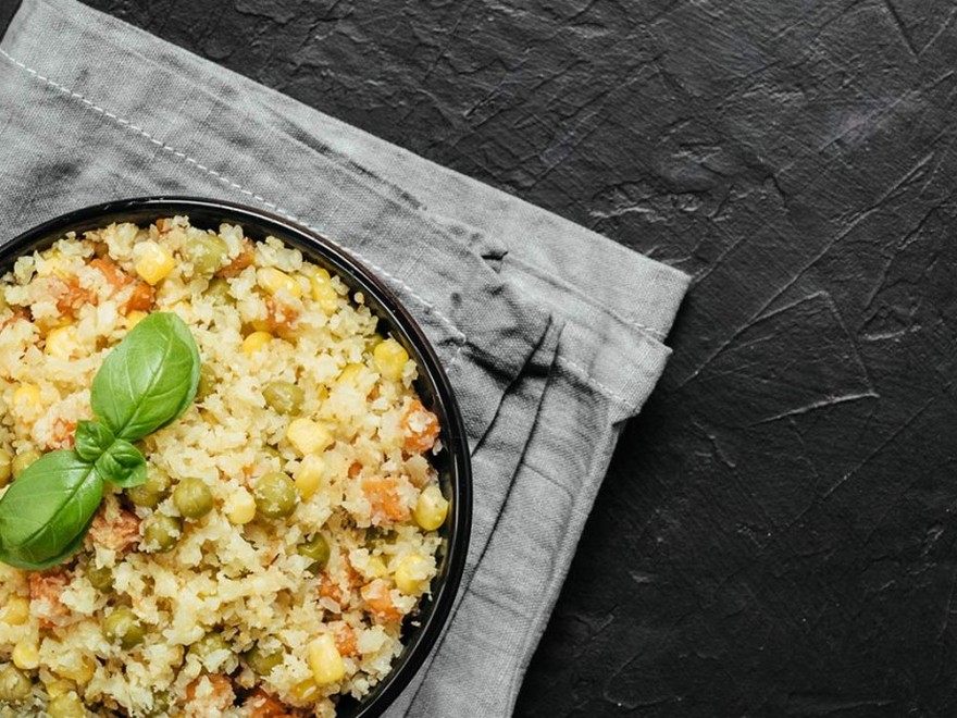  Cauliflower Fried Rice