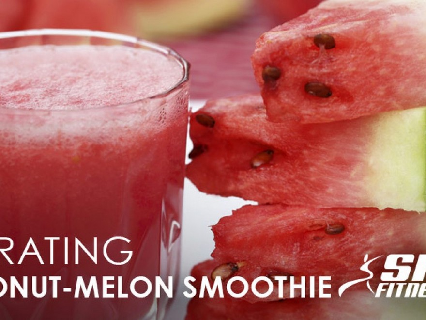  Hydrating Coconut-Melon Smoothie