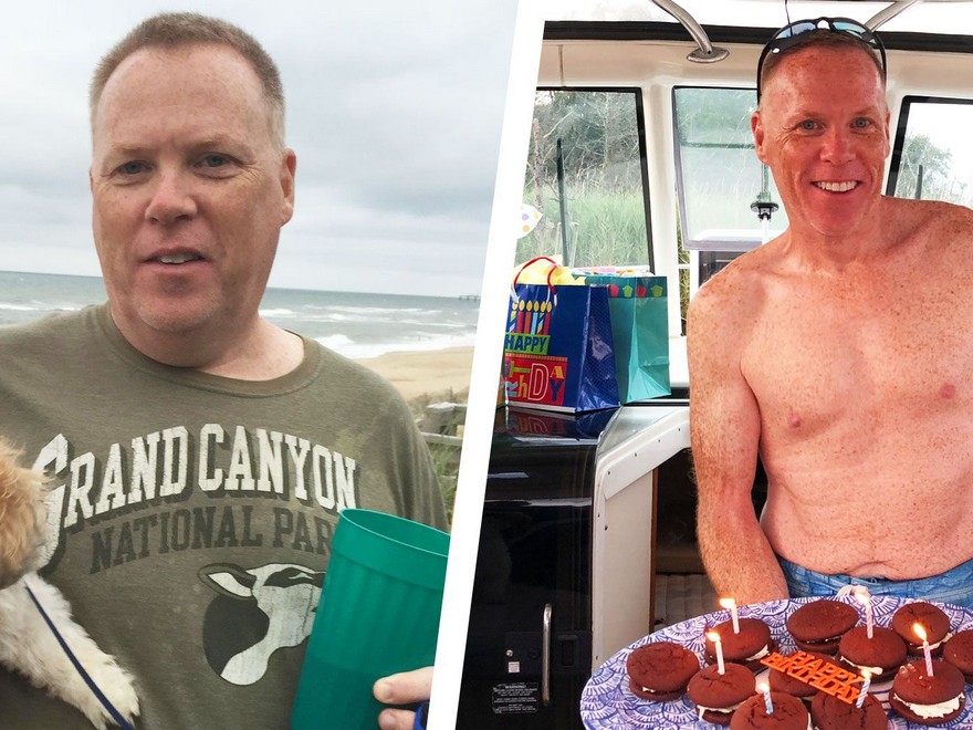  This Man’s 79-Pound Weight Loss Transformation Cured His Persistent Migraines