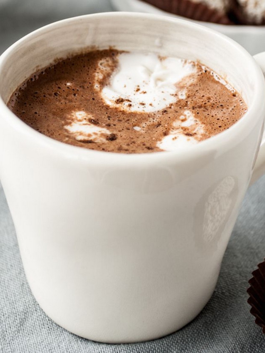 Mexican Scorching Chocolate with Coconut Whipped Cream (Recipe)